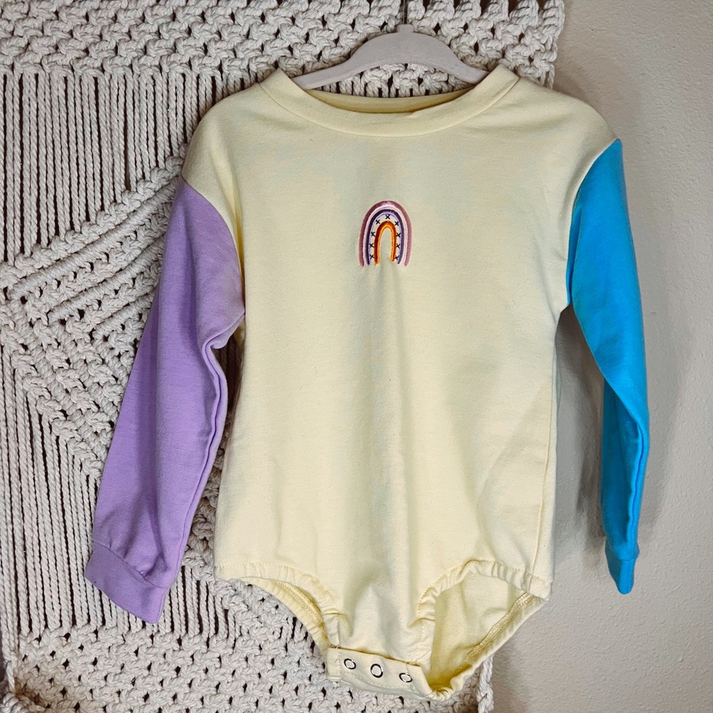 Unisex toddler crewneck sweatshirt, long sleeve romper from amazon